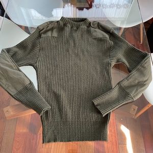 DS CP Valor Collections Wool‎ Military Army Green Sweater